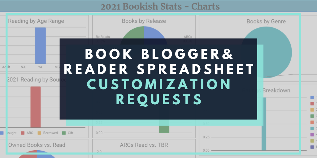 Book Spreadsheet Customization Requests