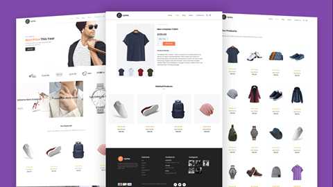 How To Make Full Ecommerce Website Using HTML And CSS Step By Step ...