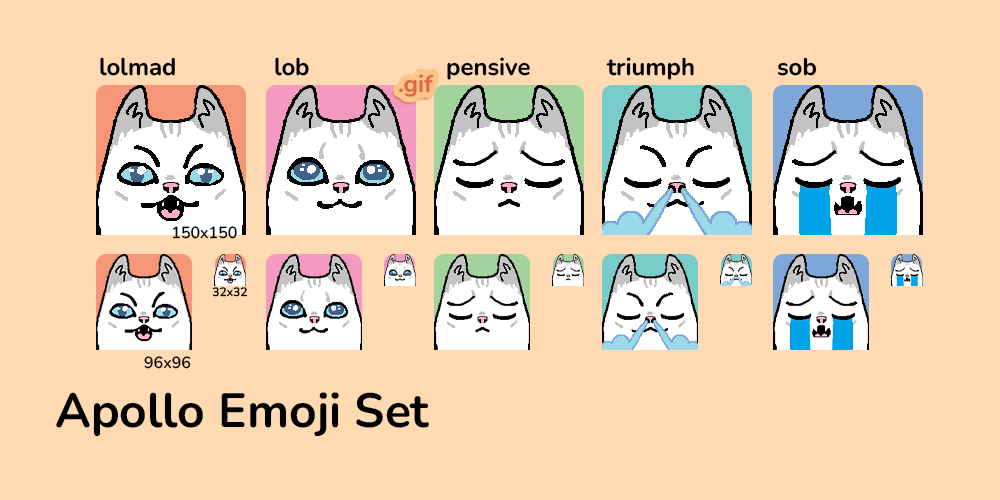 Apollo Emoji Set