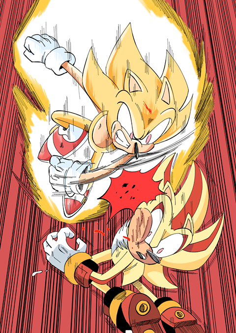 Super Sonic vs Super Shadow