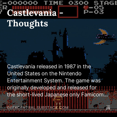 My thoughts on Castlevania