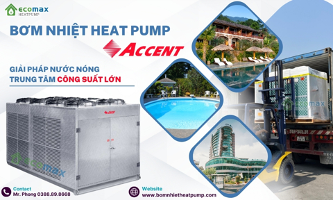 May bom nhiet heat pump accent thuong hieu uc 