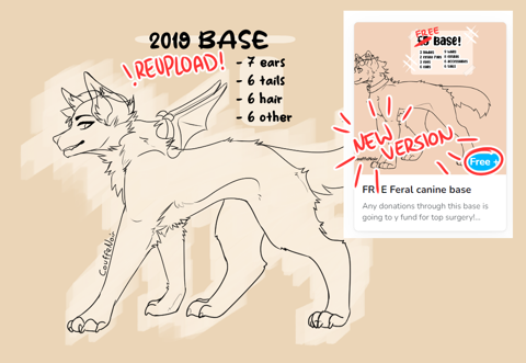 Canine Foam Headbase - SereStudios's Ko-fi Shop - Ko-fi ❤️ Where creators  get support from fans through donations, memberships, shop sales and more!  The original 'Buy Me a Coffee' Page.