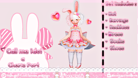 Call me Idol set -- a Relala & Cherie port - Twinkle's Ko-fi Shop - Ko ...