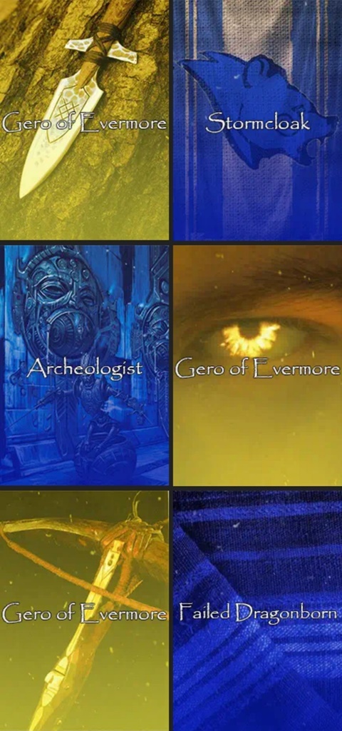 oc moodboard - Gero of Evermore -The Elder Scrolls