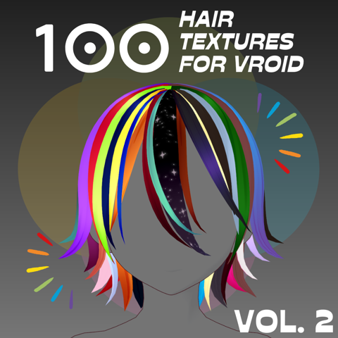 New item! Another 100 Hair Textures ✂