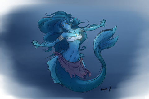 [old art] Mermaid OC