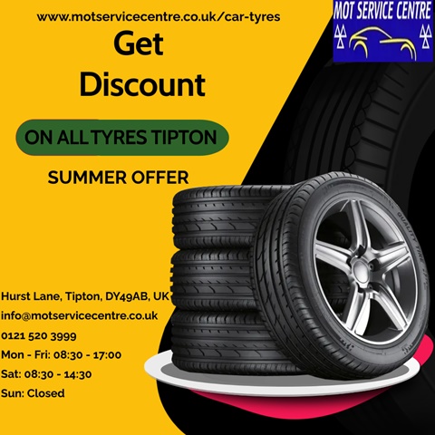 Get Discount on All Tyres Tipton