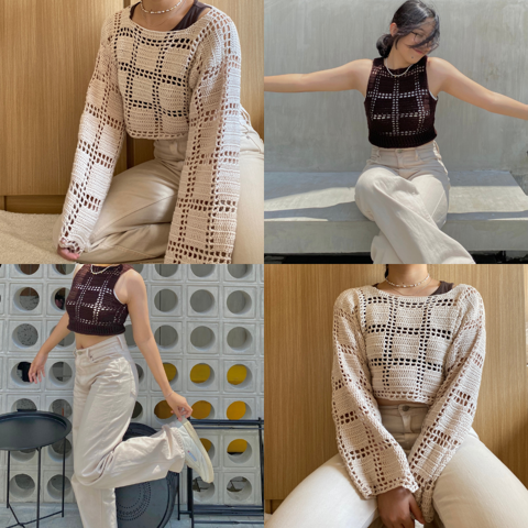 Daisy Bralette: Crochet pattern