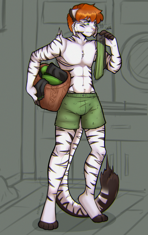 Commission: Full: Kei's Laundry Day