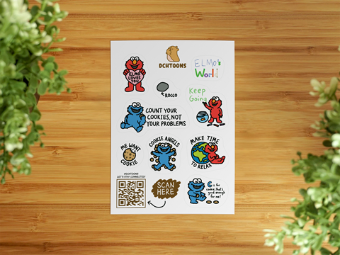 Sesame Street Sticker Sheet