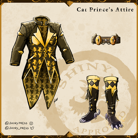 The Cat Prince's Attire Pack
