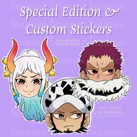 ❣️NEW❣️ - Special Edition & Custom Stickers