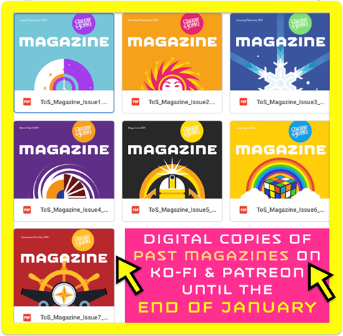 Digital Magazines Here until End of Jan!