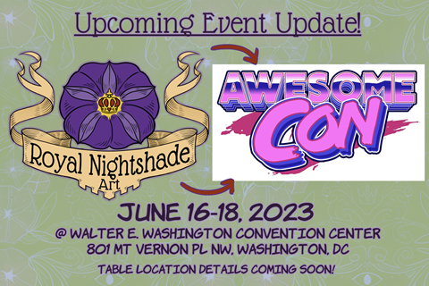 We'll be at: Awesome Con 2023