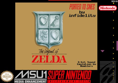 The Legend of Zelda SNES/MSU-1 (REV-B) is released