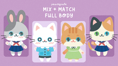 Mix + Match Animal Full Body Sample