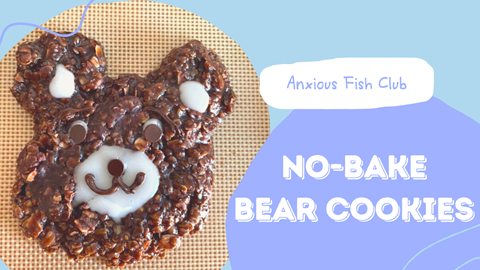 Bear Fudgies - No-Bake Oatmeal Cookies 