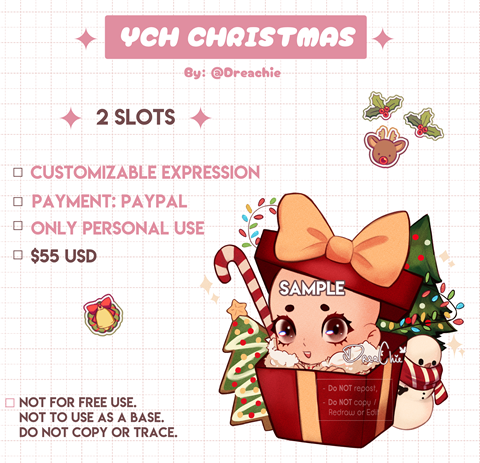 OPEN YCH CHRISTMAS 🎄🌸