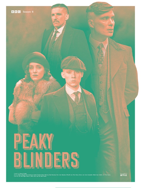 My very first TV poster - Peaky Blinders!