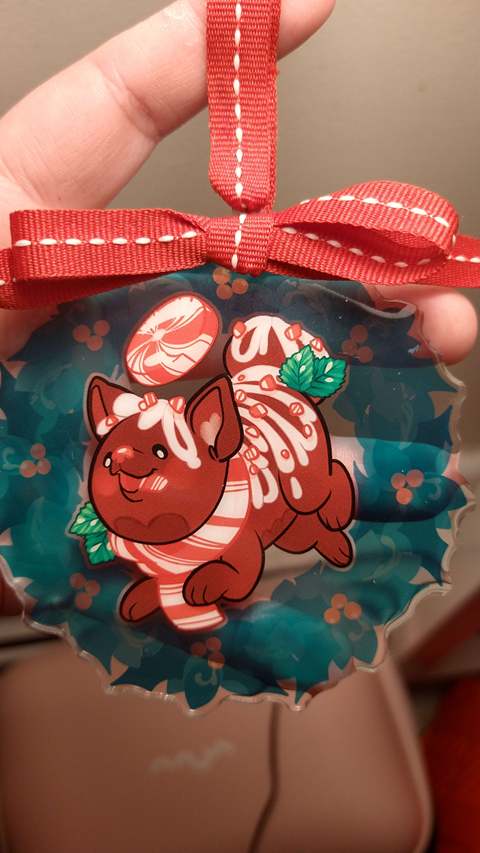 Puppermint Bark ornaments are in!