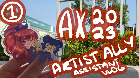 Anime Expo: Artist Alley Assistant POVlog!