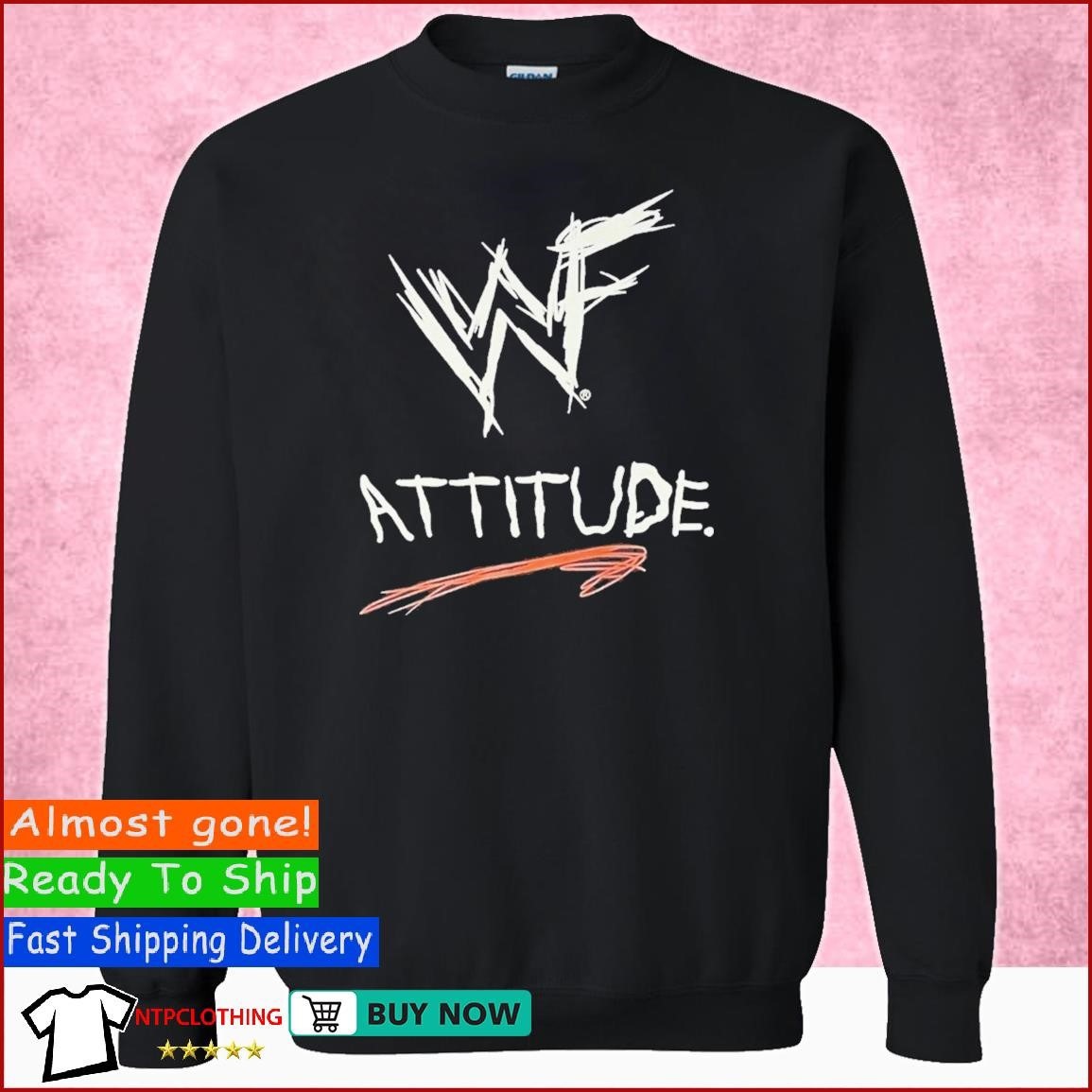 wwf attitude shirt