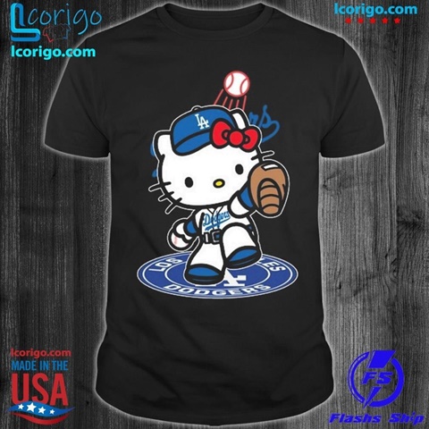 Los Angeles Dodgers Special Hello Kitty Design Baseball Jersey