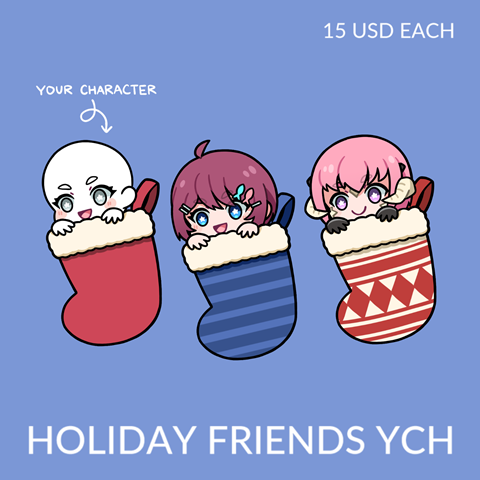 Holiday Friends YCH