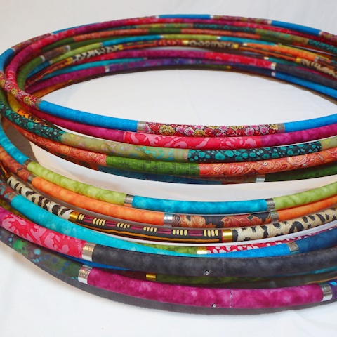 The colors! All the pretty fabric hoops!