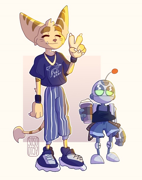 Ratchet & clank - casual outfits