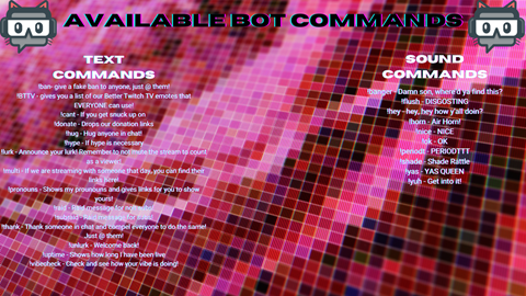 Bot Commands!