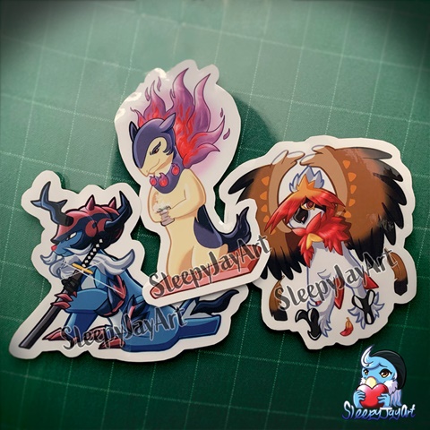 PACK OF 4 !! Pokemon Drink Stickers - enilwe's Ko-fi Shop - Ko-fi