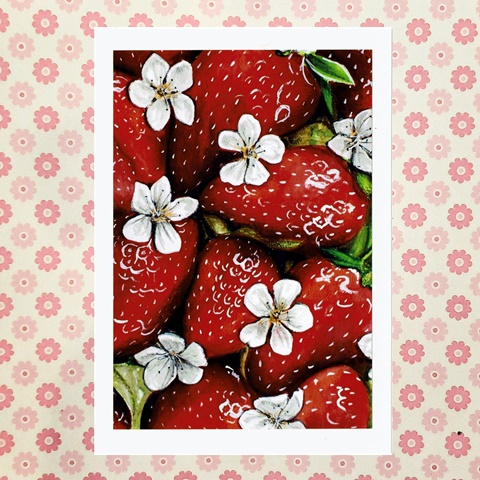 Sweet Strawberry LIMITED Prints for sale