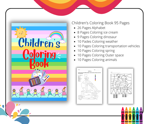 Educational Children's Coloring Book
