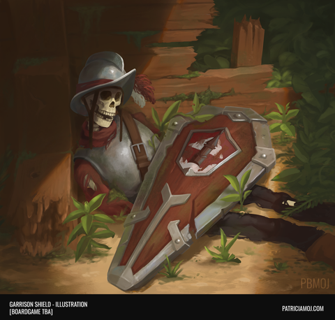 Garrison Shield - Card Illustration