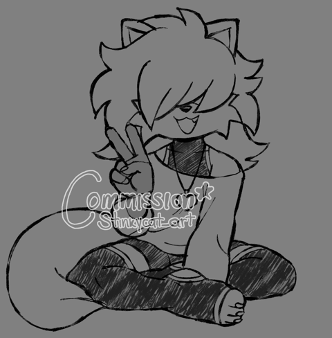 Simple Sketch commissions for ZenFoxxo ✨