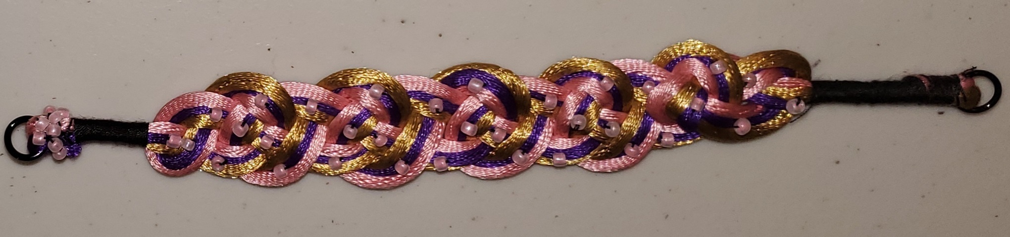 Knot work bracelet