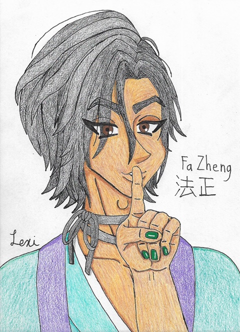 Fa Zheng (Dynasty Warriors 9) 1st Time Drawing