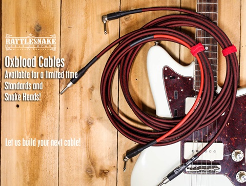 Oxblood Cables!
