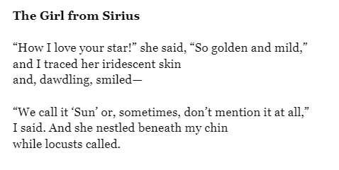 The Girl from Sirius