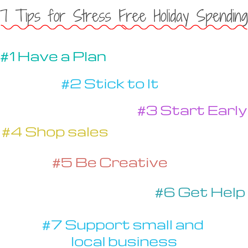 7 Tips for Stress Free Holiday Spending