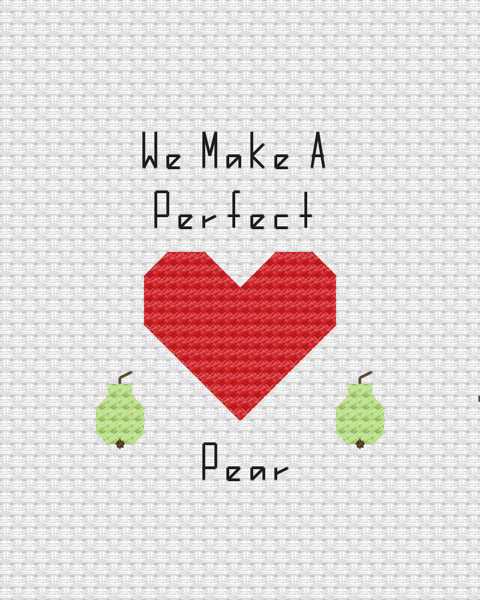 Perfect Pair Cross Stitch Pattern Coming Soon!