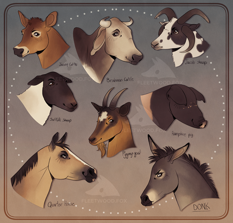Various Farm Animals