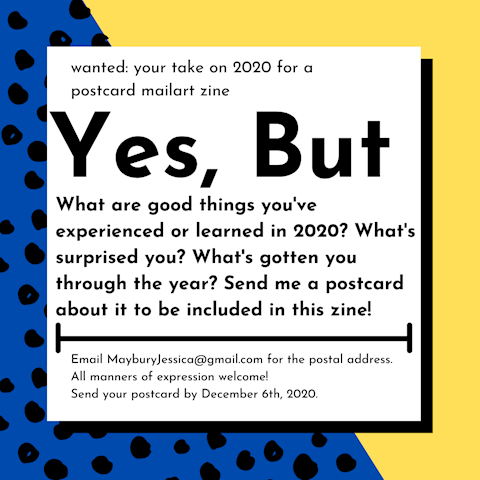 Zine open for your good experiences from 2020!