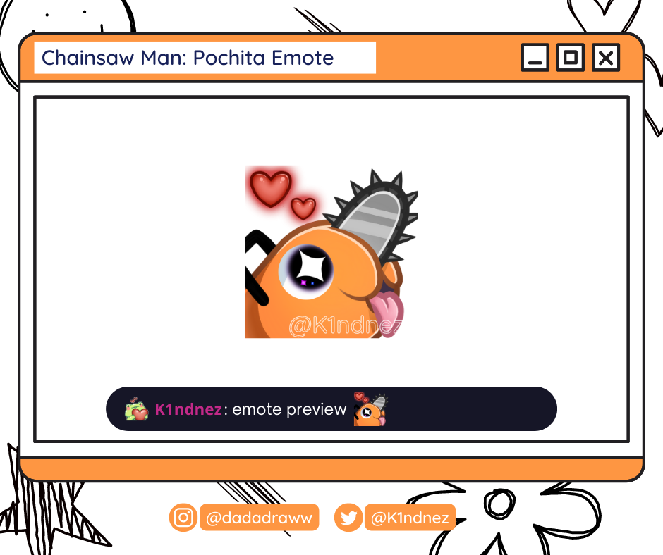 Chainsaw Man: Pochita Emote - K1ndnez's Ko-fi Shop - Ko-fi ️ Where