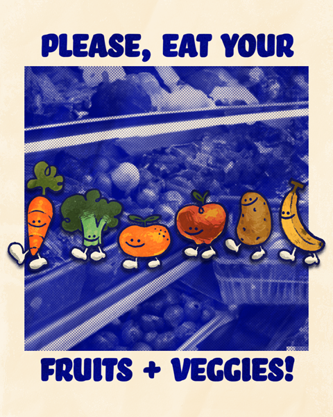 fruits + veggies!