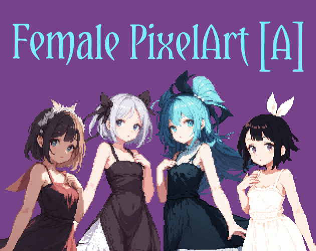 Female Character PixelArt Visual Novel [Pose A]