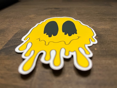 Smiley Flower Sticker – Cozy Drip Clothing