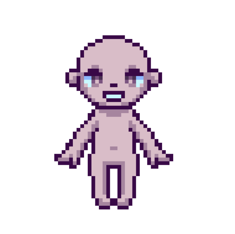 Pixilart - Base Character 32x32 by awesomeguy12214